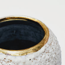 Load image into Gallery viewer, Mini moon jar lichen and gold